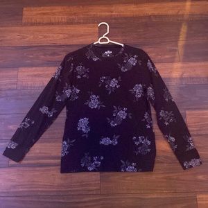 Hollister flower graphic Long sleeve